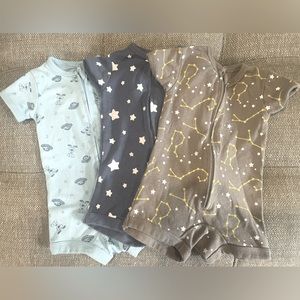 NWOT 0-6m rompers